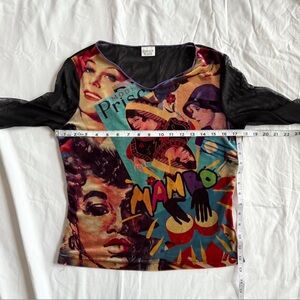 Graphic Print Women's Top